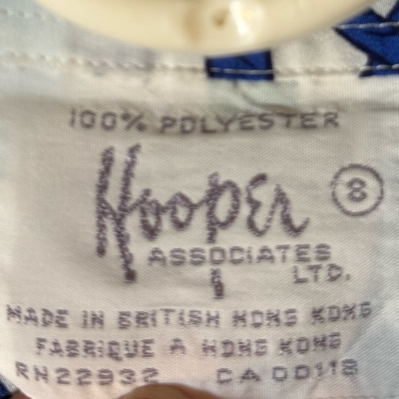 Vintage Hooper Button-Up Sz 8 - Picture 3 of 7